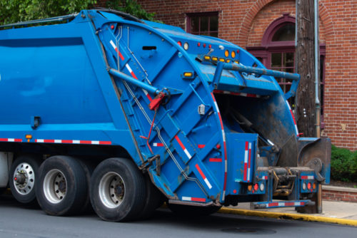 garbage truck rear